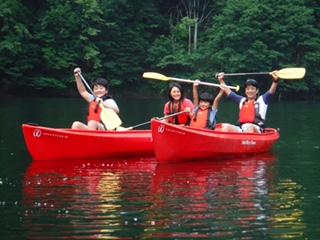 A plan that allows you to experience Minakami canoe, camping, and playing in the river イメージ