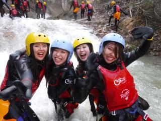 After overcoming the difficult part, everyone posed with smiles (^^♪ イメージ