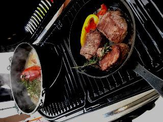 5,BBQ開始（豪華な食材をご堪能下さい） イメージ