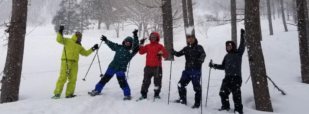 ！スノーシューで真っ白な雪の銀世界へ飛び出そう