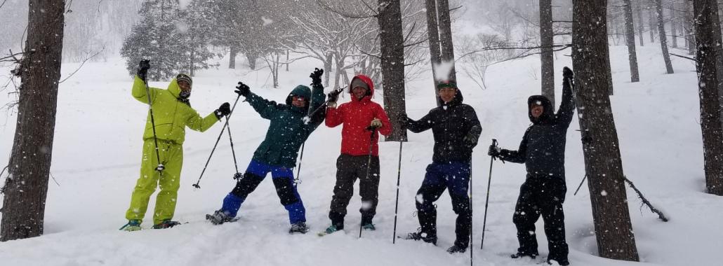 スノーシューで真っ白な雪の銀世界へ飛び出そう！